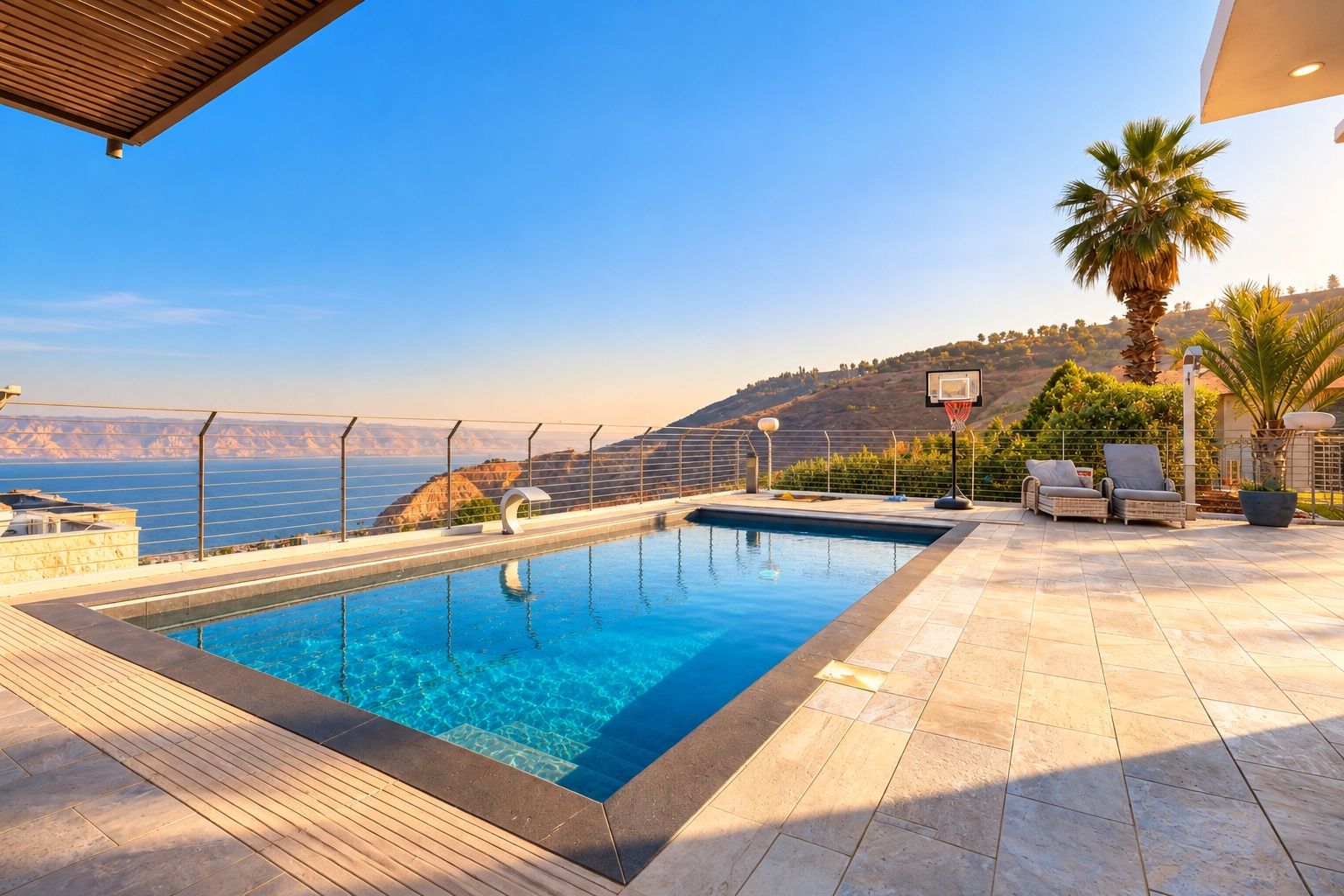 Villa with Heated Pool and Lake View in Tiberias — photo 1
