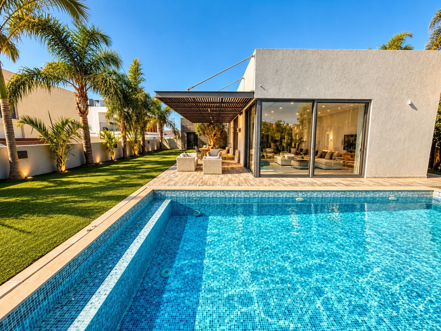 Villa de plain-pied sur 1 000 m² avec piscine à Poria Illit — photo 2