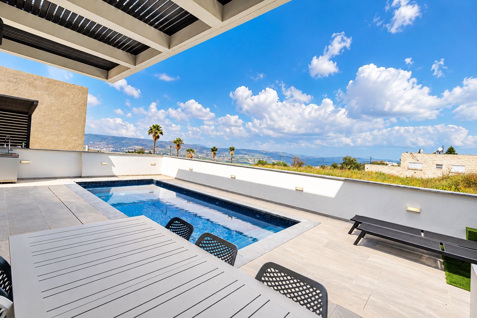 Villa de plain-pied avec piscine à Poria Illit — photo 2
