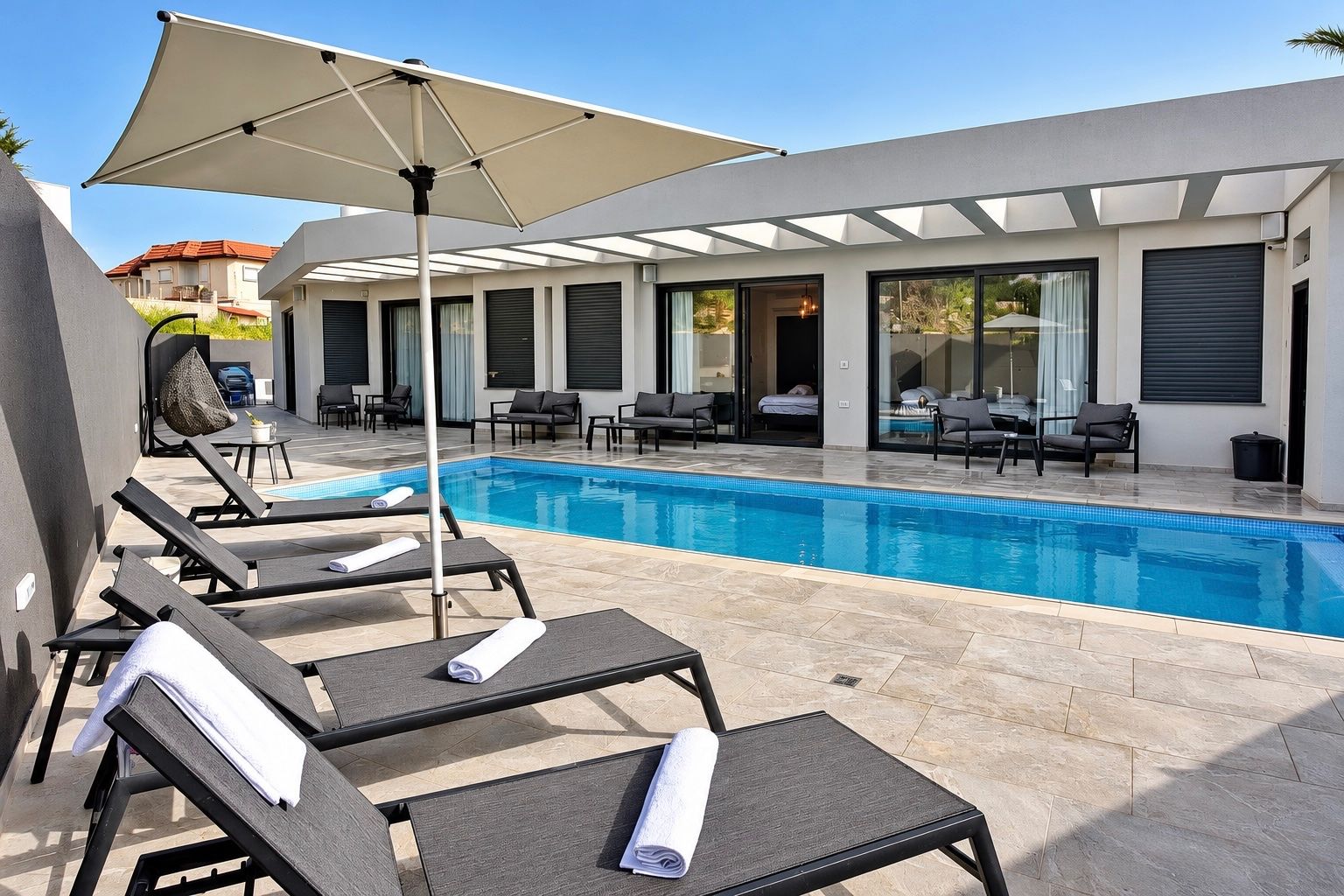 Villa avec 4 suites d’hôtes et piscine à Poria Illit — photo 2