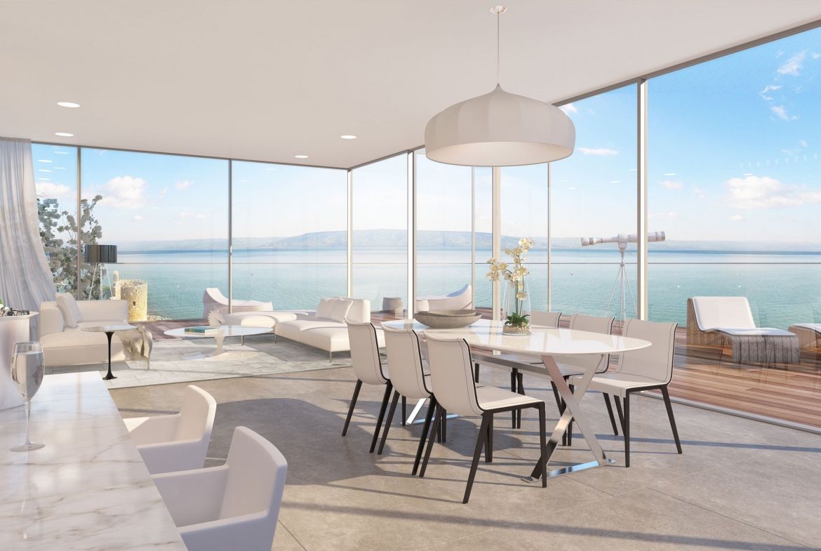 Lakefront Mini Penthouse with Large Terrace in Tiberias — photo 11