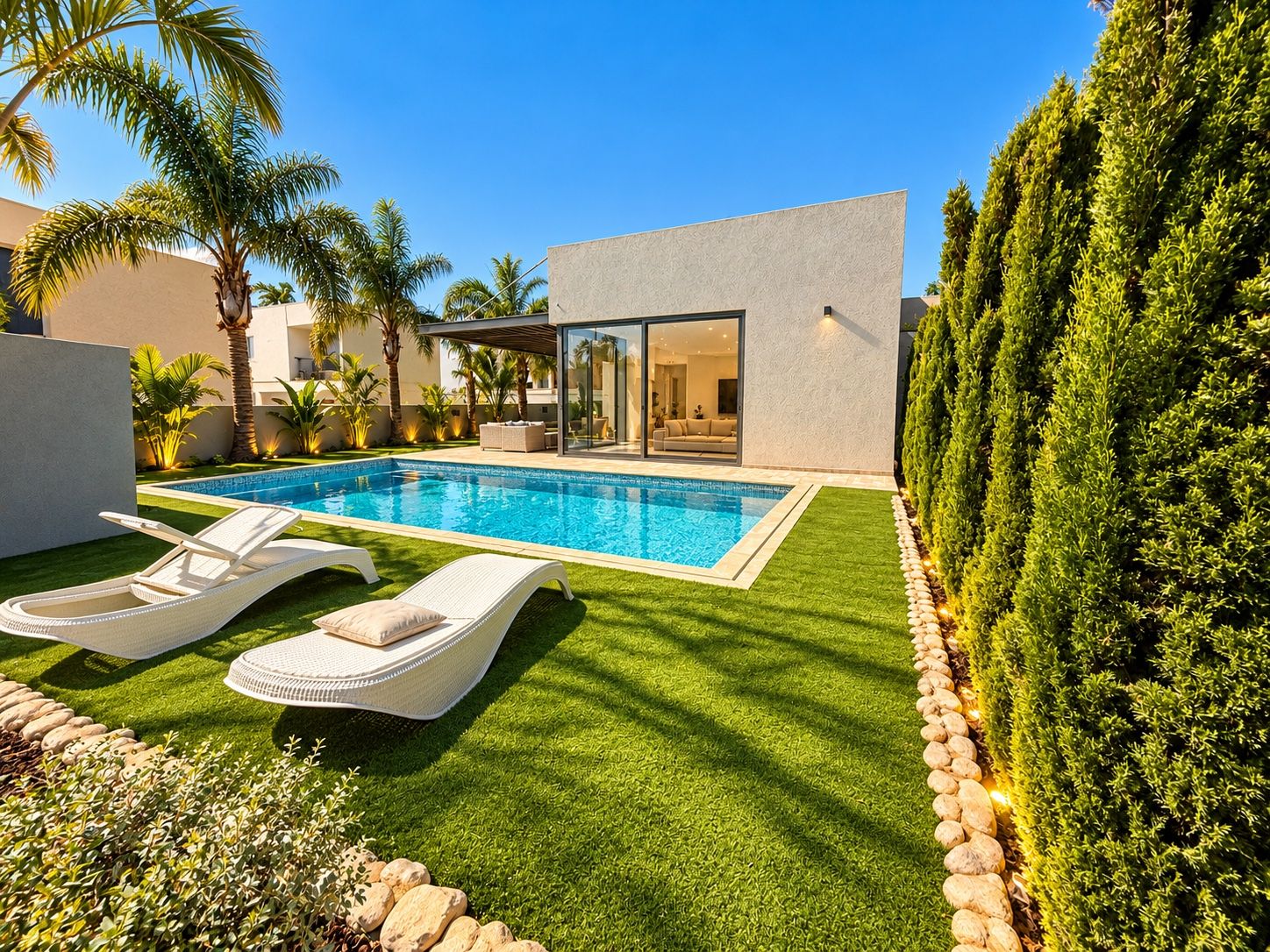 Villa de plain-pied sur 1 000 m² avec piscine à Poria Illit — photo 11