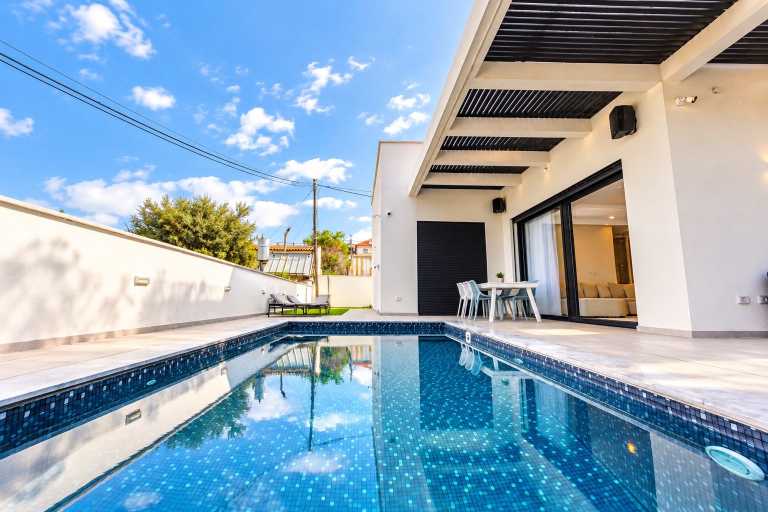 Villa de plain-pied avec piscine à Poria Illit — photo 12