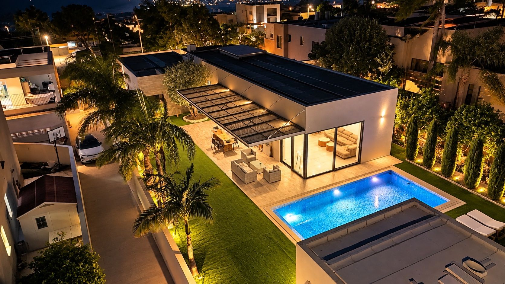 Villa de plain-pied sur 1 000 m² avec piscine à Poria Illit — photo 13